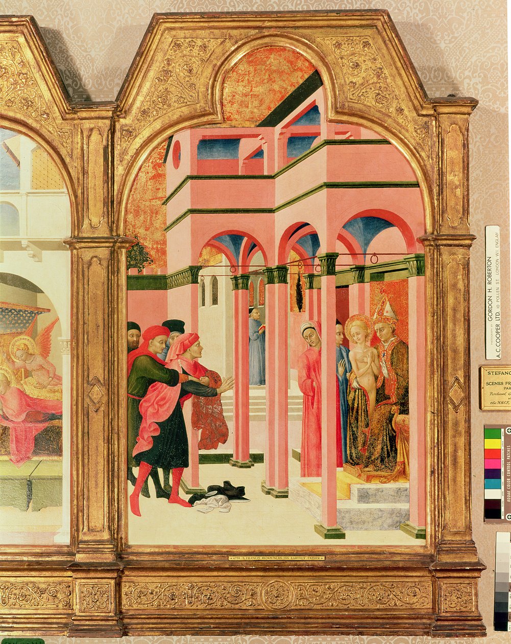 San Francesco Rinuncia al Padre Terreno, 1437-44 da Stefano Sassetta