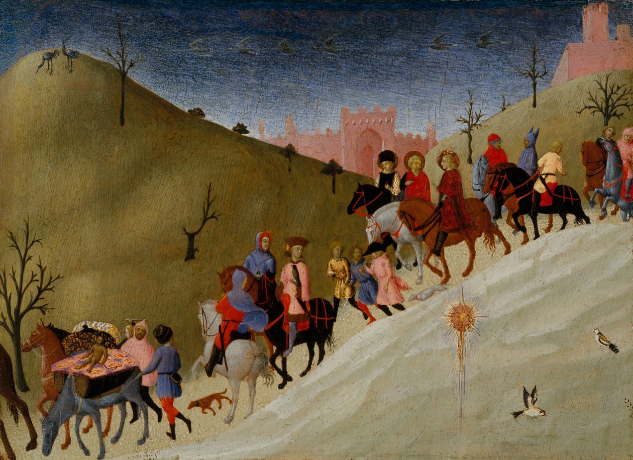 Il viaggio dei Magi, c.1433-5 da Stefano Sassetta