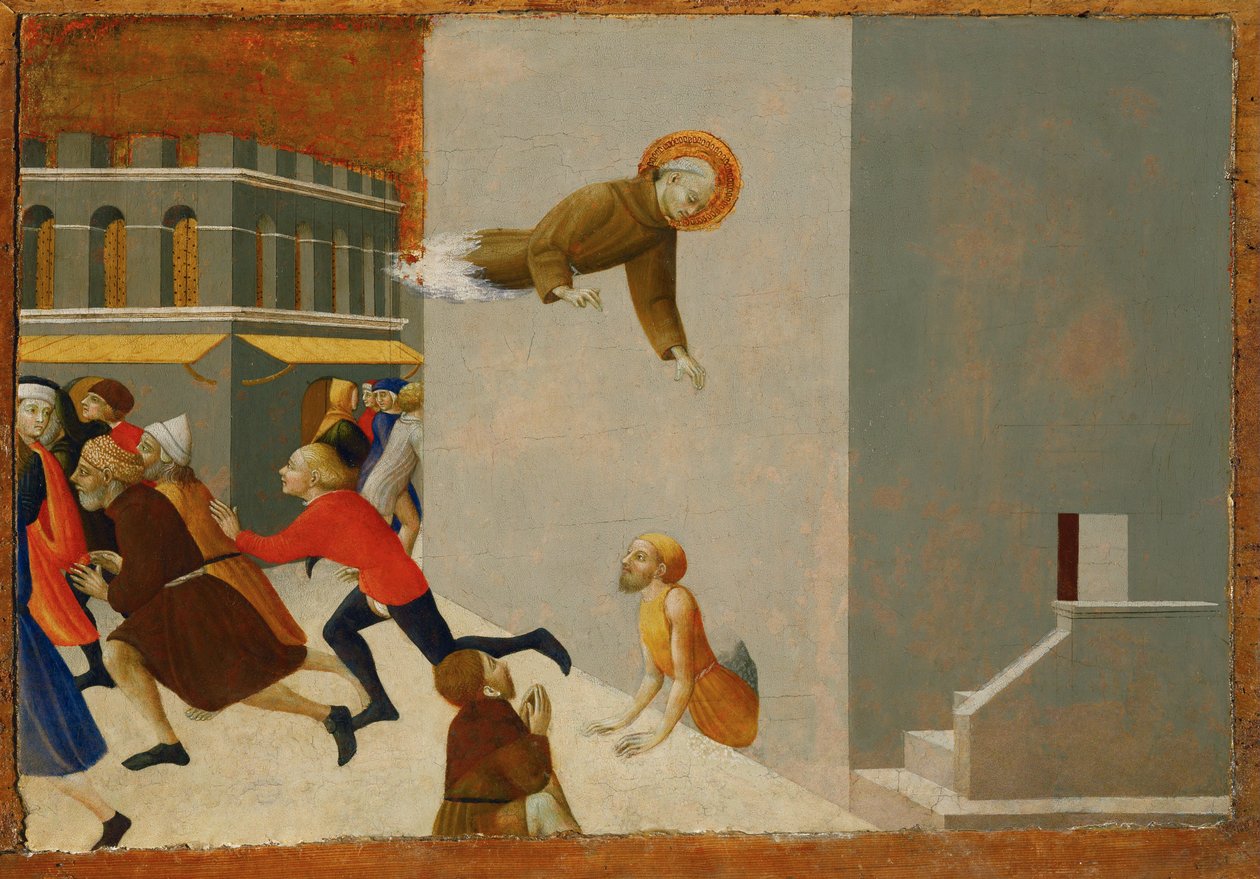 Il Beato Rasini libera un povero da una prigione fiorentina ... da Sassetta (c.1392-1450)