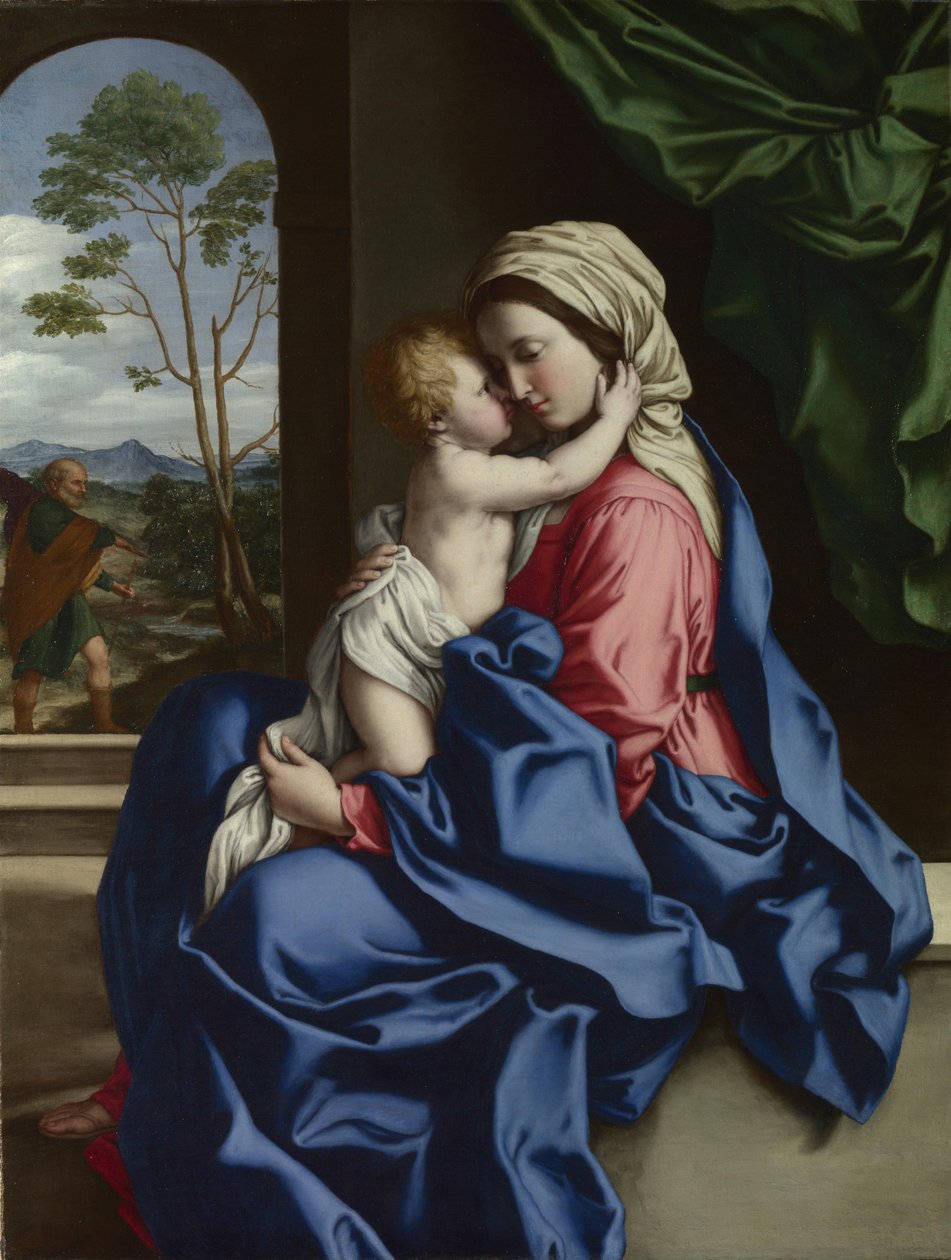 La Vergine e il Bambino che si abbracciano, tra il 1660 e il 1685 da Sassoferrato