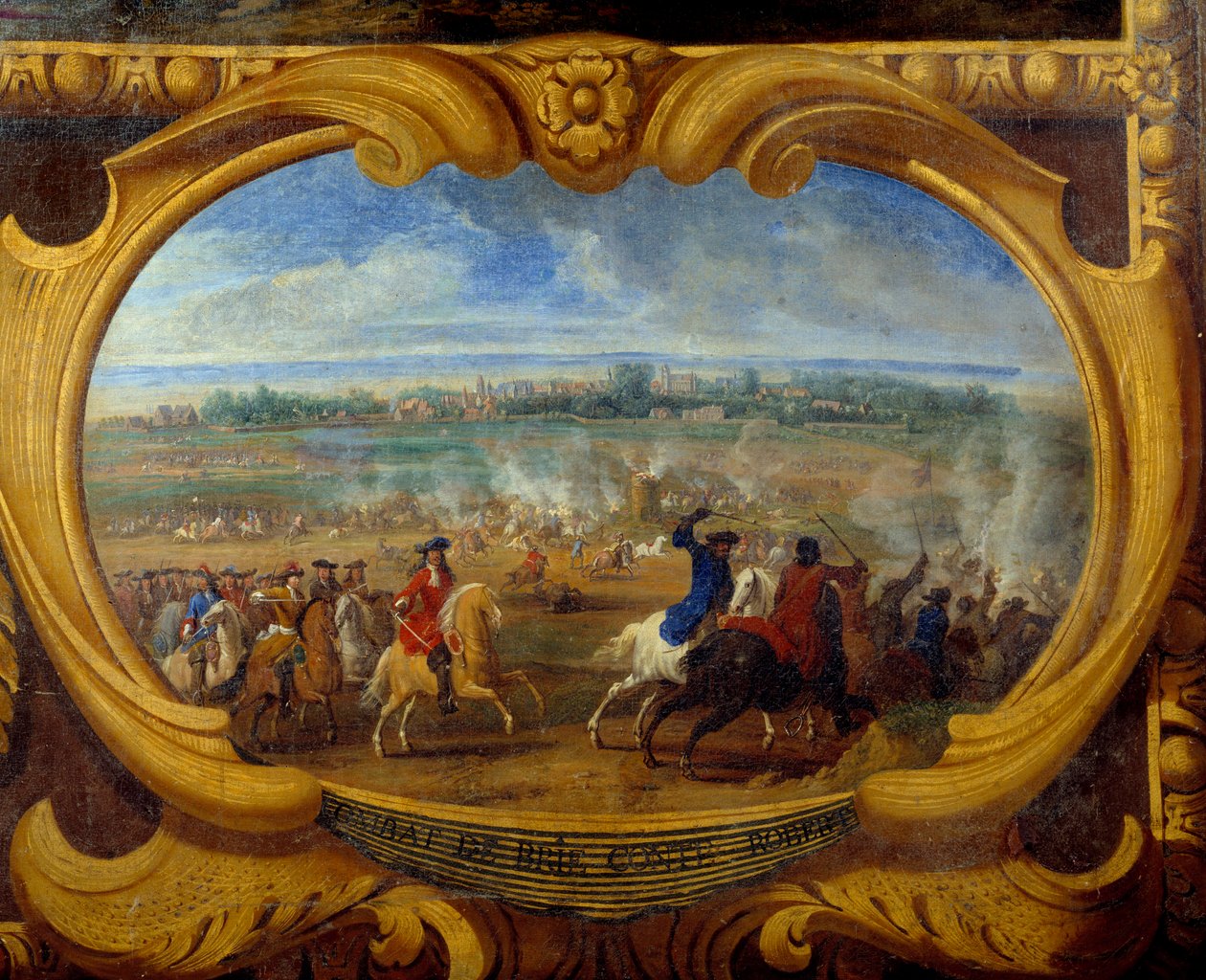 Le azioni di Luigi II Principe di Borbone Condé (Gran Condé) (1621-1686), Battaglia di Brie (dettaglio) da Sauveur Le Conte