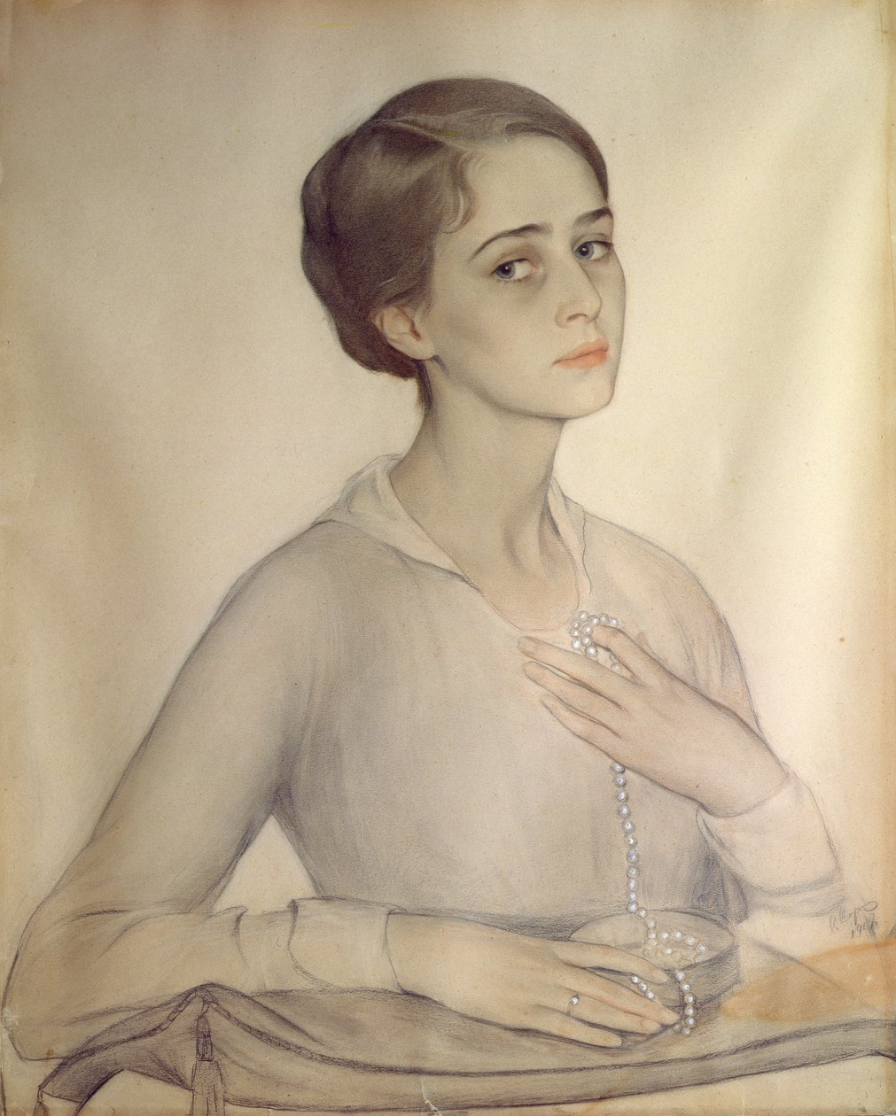 Ritratto di Olga Spesivtseva da Savelij Abramovich Sorin