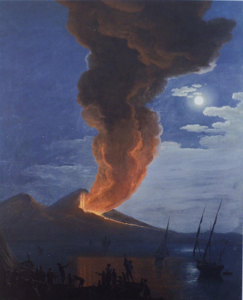 Eruzione del Vesuvio da Saverio della Gatta