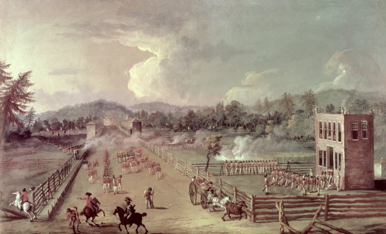 La battaglia di Germantown, 4 ottobre 1777 da Saviero Xavier della Gatta