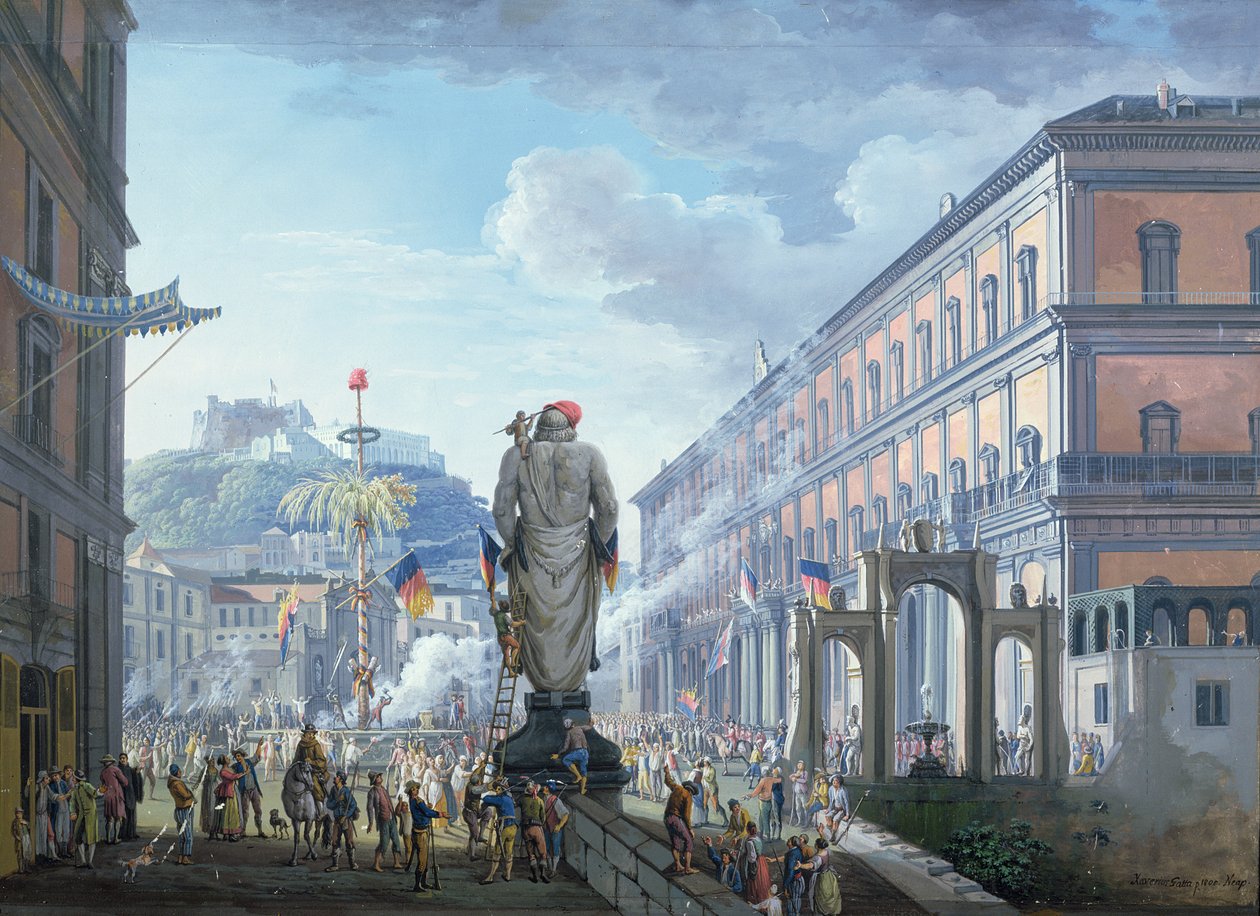 Il Palazzo Reale, al momento in cui l