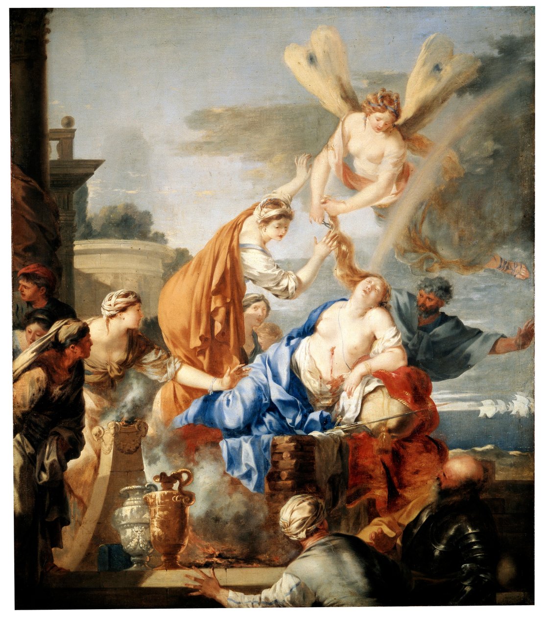 La morte di Didone, c1637-c1640 da Sébastien Bourdon