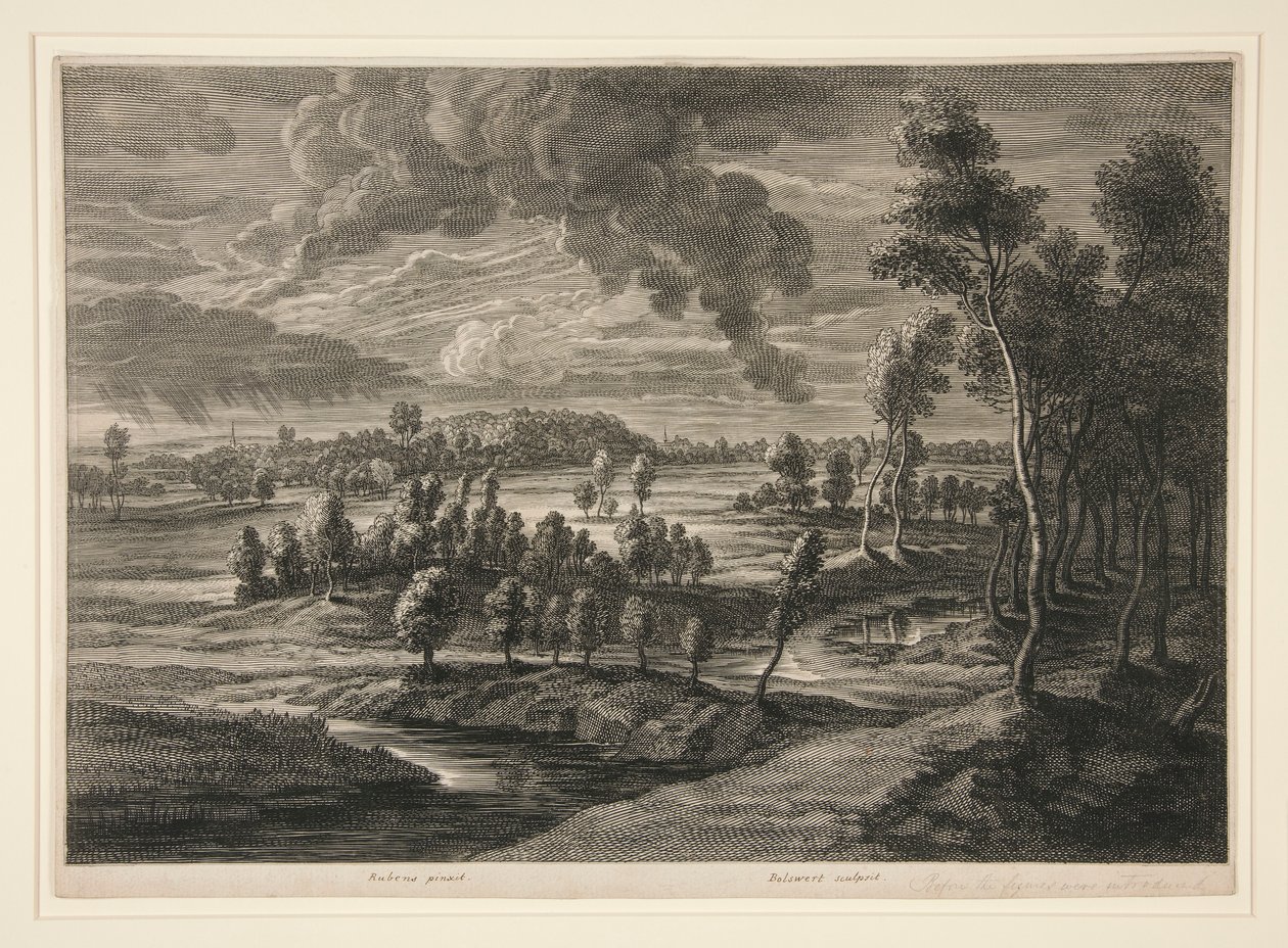 Paesaggio di campagna da Schelte Adams Bolswert