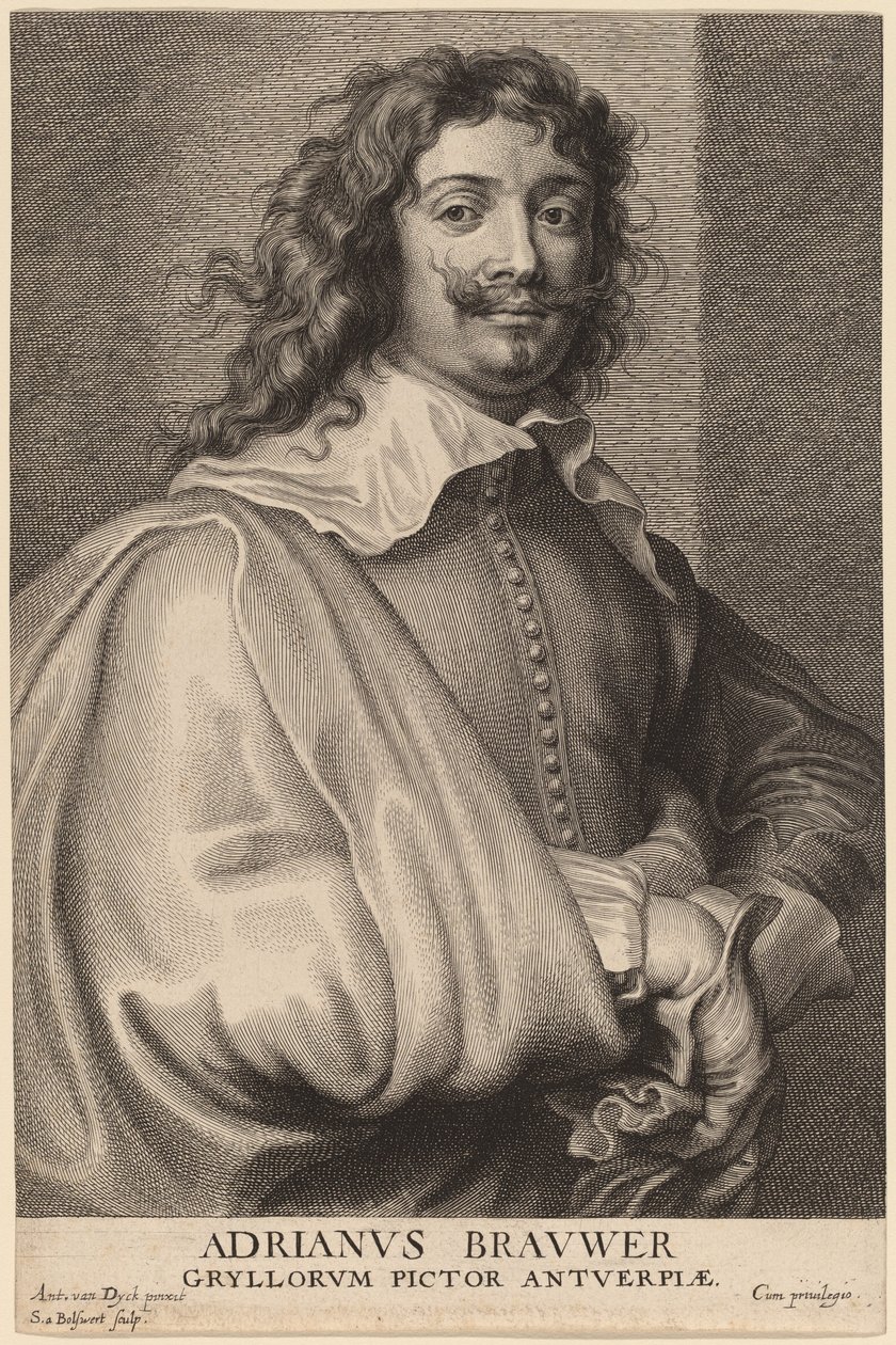 Adriaen Brouwer da Schelte Adams Bolswert after Sir Anthony van Dyck