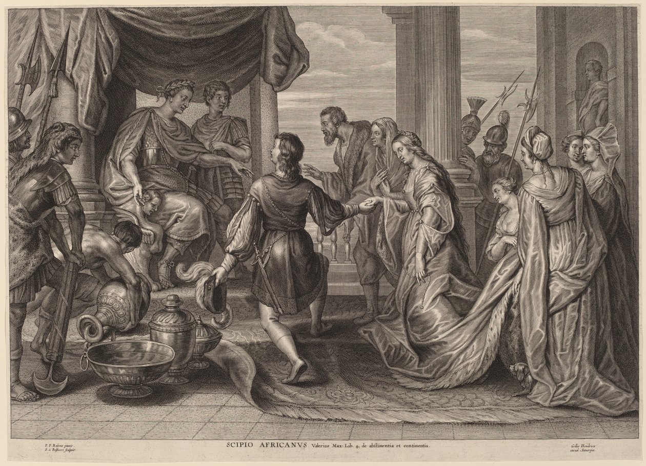 Scipione Africano da Schelte Adams Bolswert after Sir Peter Paul Rubens