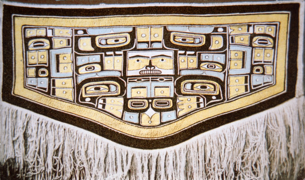 Coperta Chilkat, Tribù Tlingit da School American