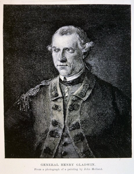 Generale Henry Gladwin, da una fotografia di un dipinto di John Holland da School American
