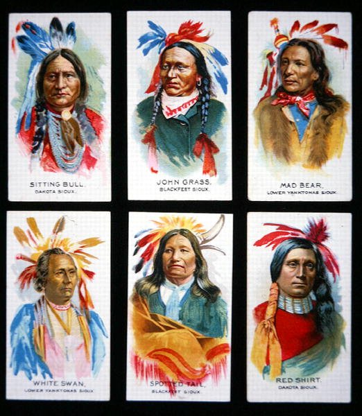 Sei capi Sioux notevoli da School American
