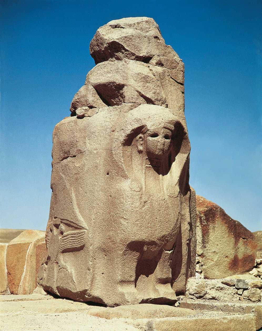 Rovine ittite di Alaca Hoyuk e la Porta delle sfingi, Turchia. Civiltà anatolica da School Anatolian