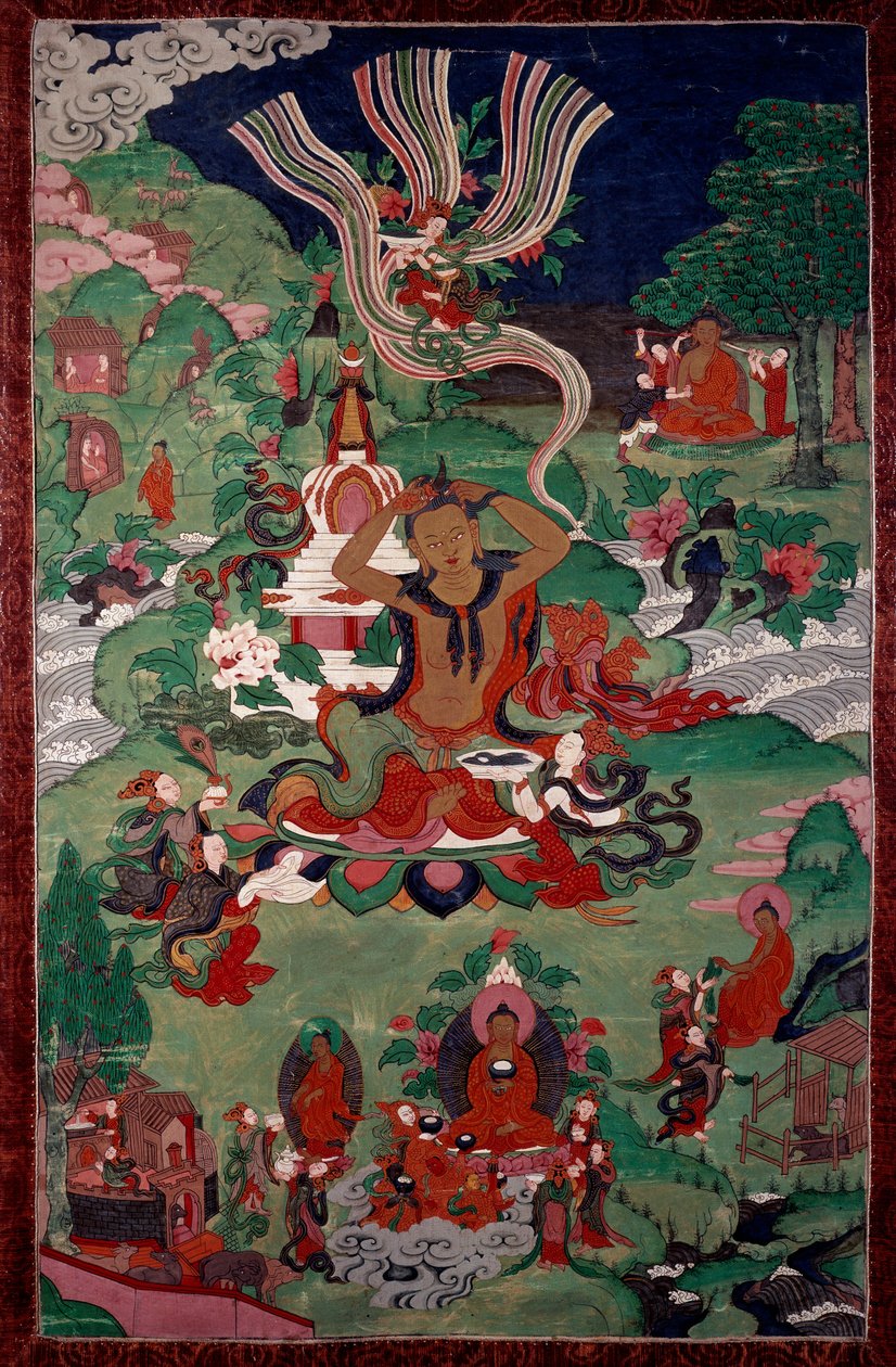 Episodio della vita di Buddha: il taglio dei capelli da School Asian