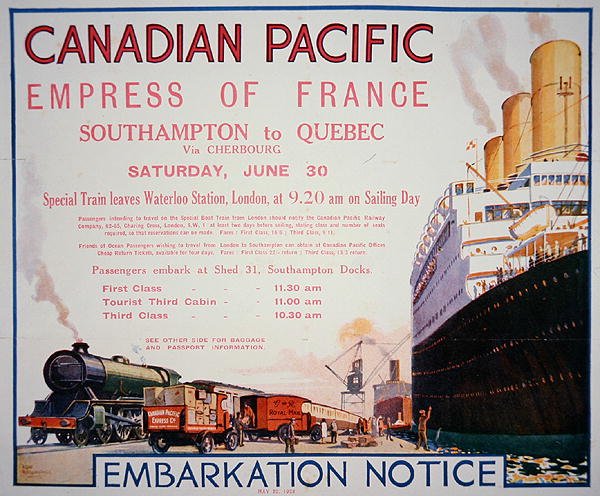 Poster del Canadian Pacific 