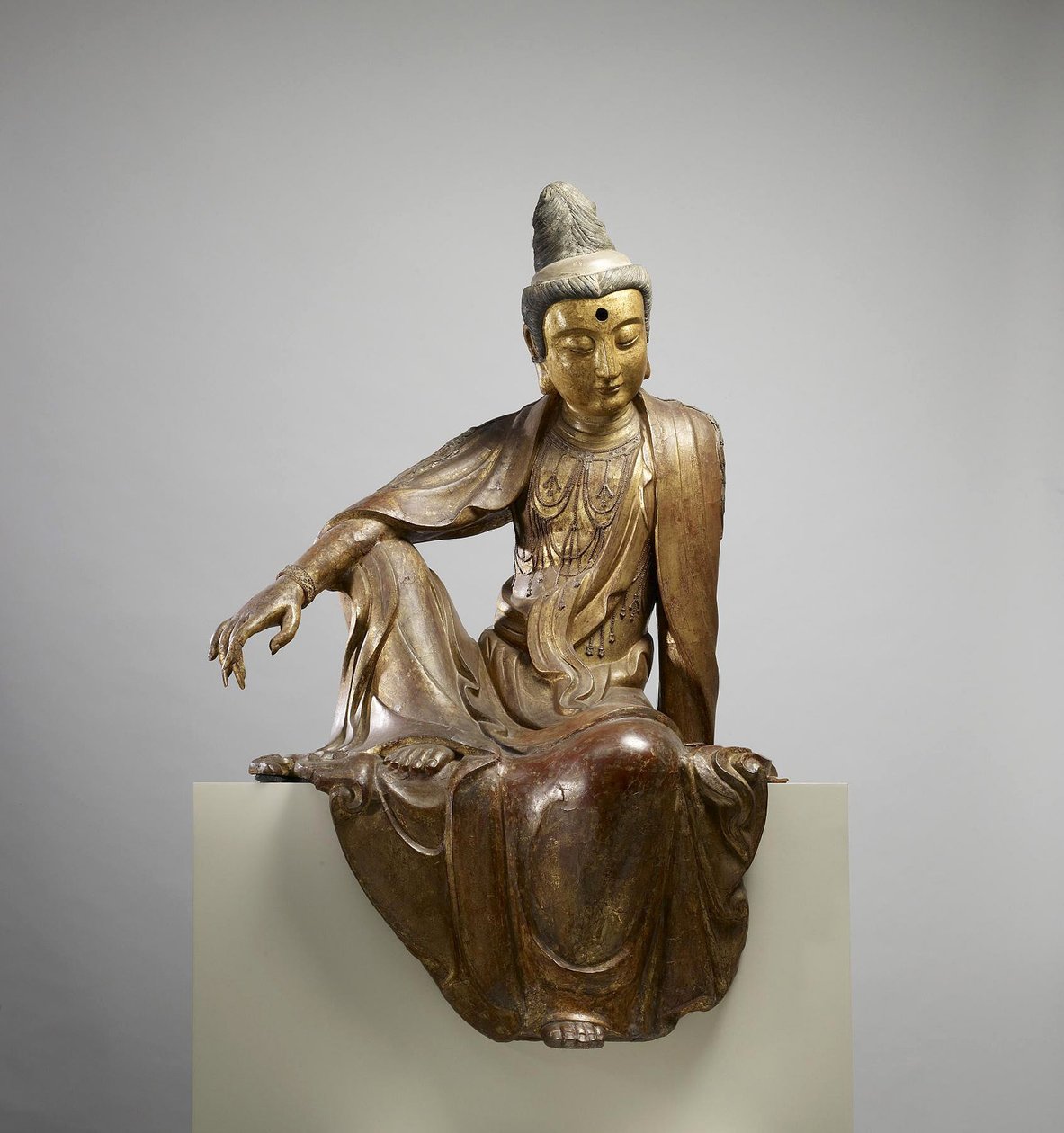 Bodhisattva Guanyin, Dinastia Ming, fine XIV-XV secolo da School Chinese
