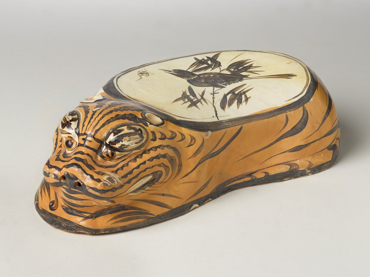 Cuscino Cizhou a Forma di Tigre da School Chinese
