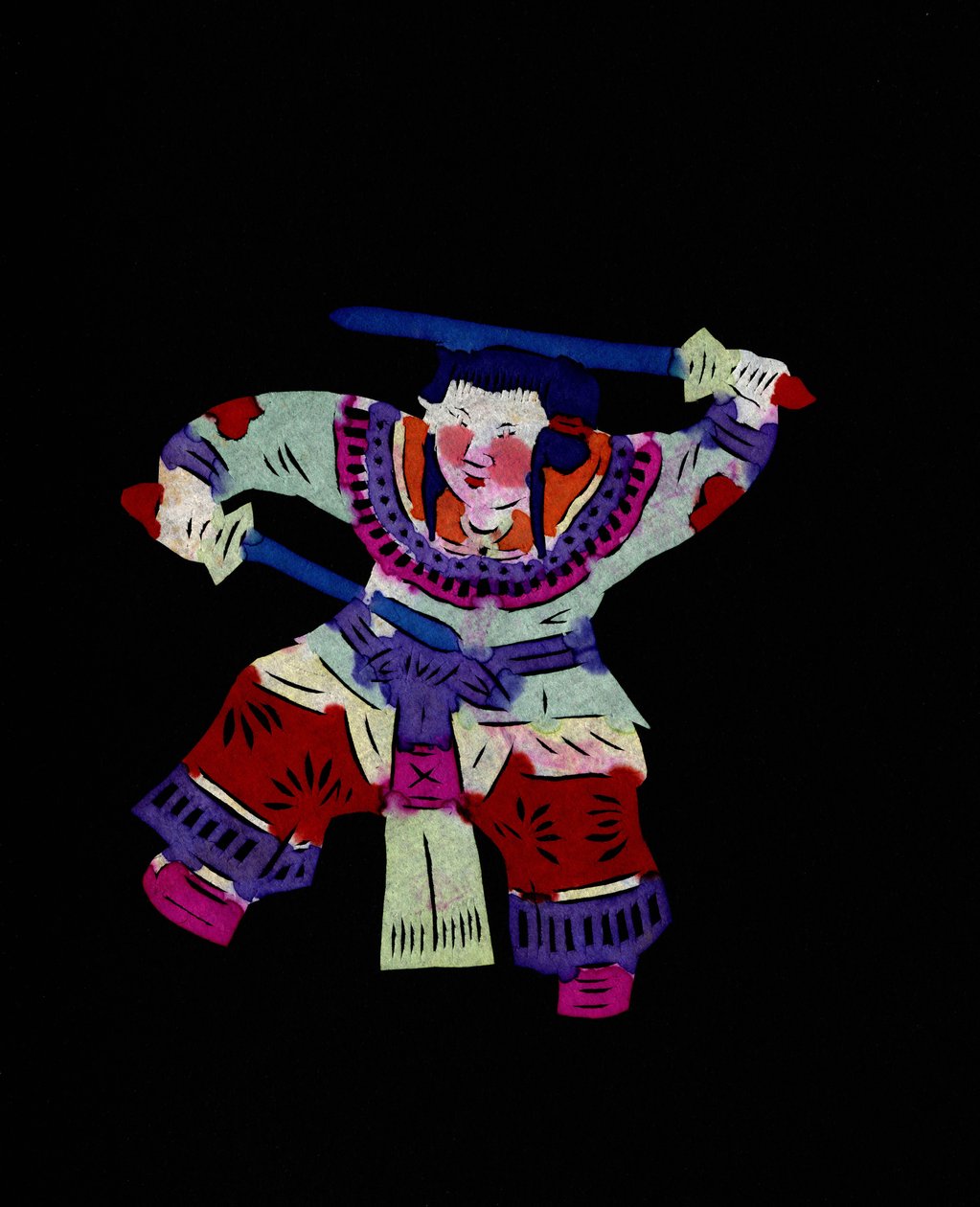 Personaggio femminile che pratica un