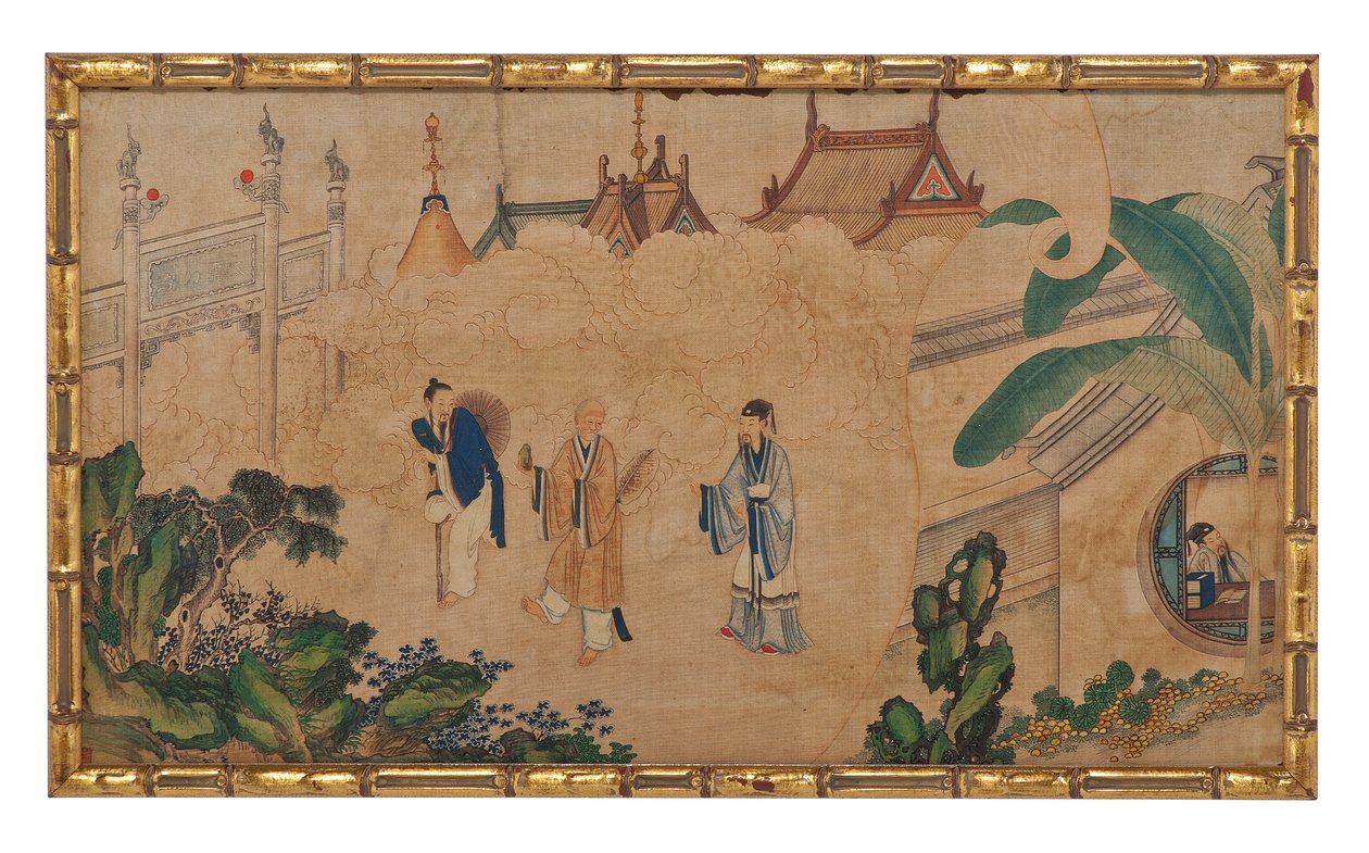 Una delle ventiquattro scene da Il sogno della camera rossa da School Chinese