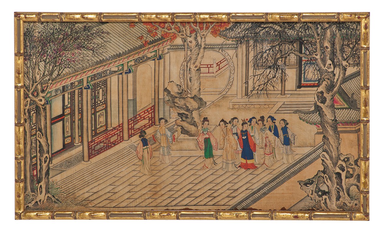 Una delle ventiquattro scene del Sogno della camera rossa da School Chinese