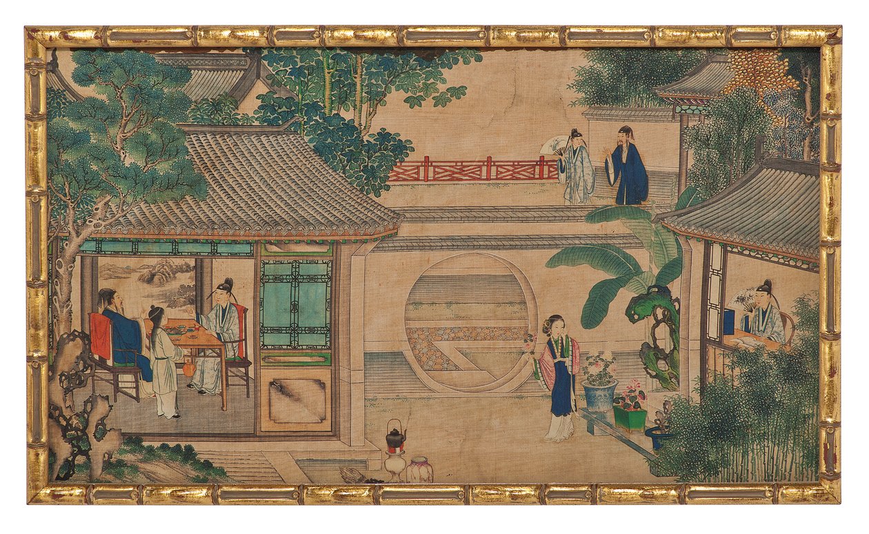 Una delle ventiquattro scene del Sogno della camera rossa da School Chinese