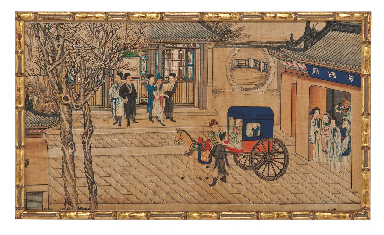 Una delle ventiquattro scene del Sogno della camera rossa da School Chinese