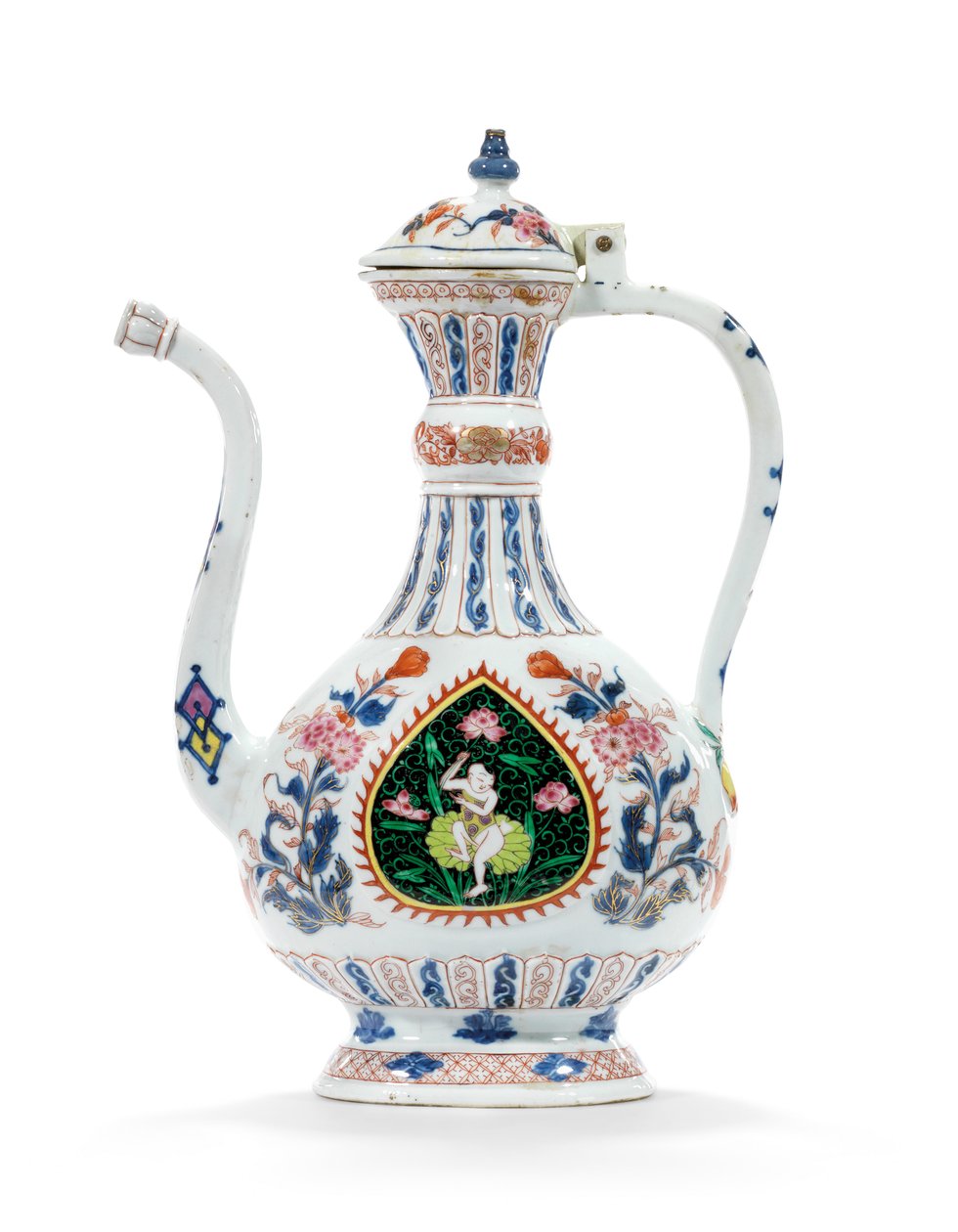 Brocca Rose-Imari con coperchio per il mercato del Medio Oriente, secondo quarto del XVIII secolo da School Chinese