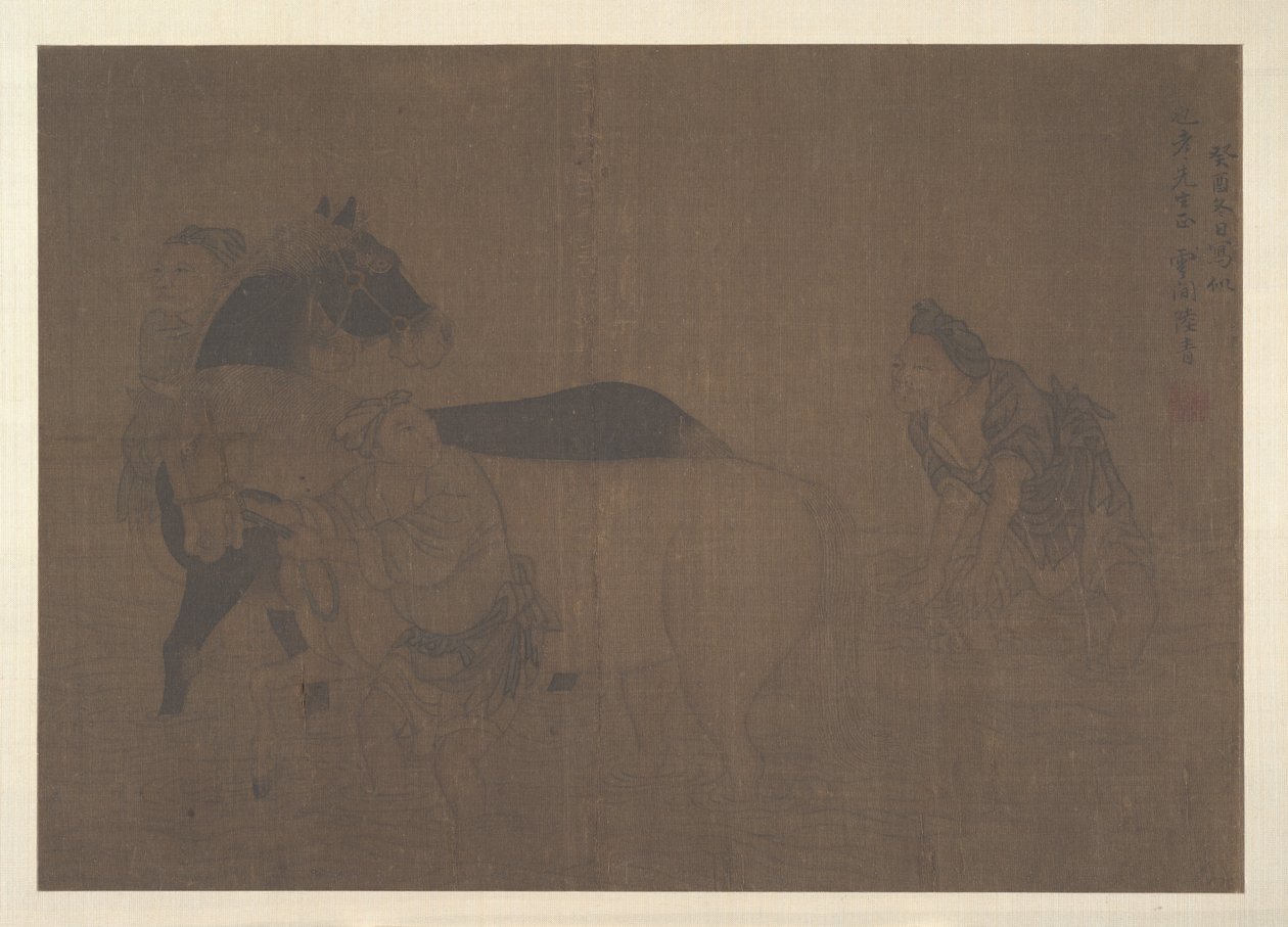 Lavare un cavallo (foglia d