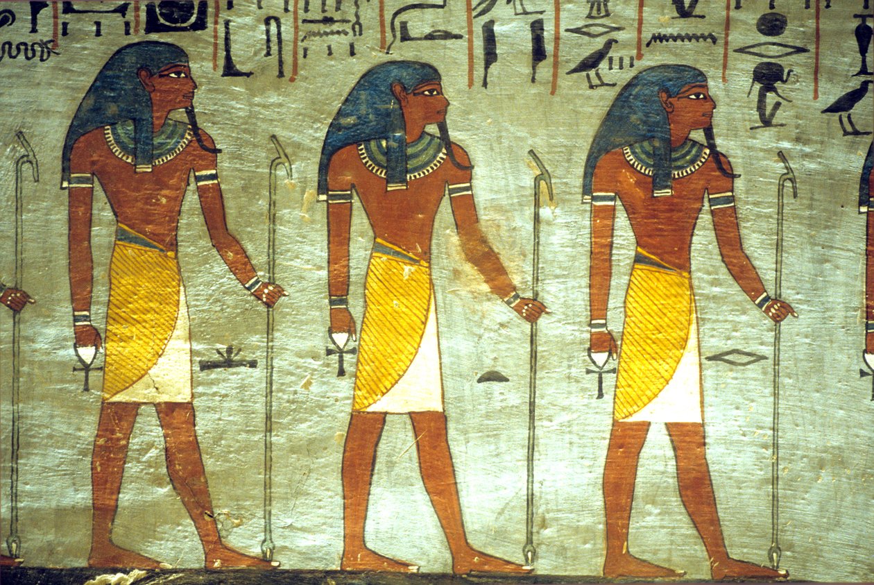 Antico Egitto, Pittura, Tomba di Ramesse I, Tebe, Dei dell