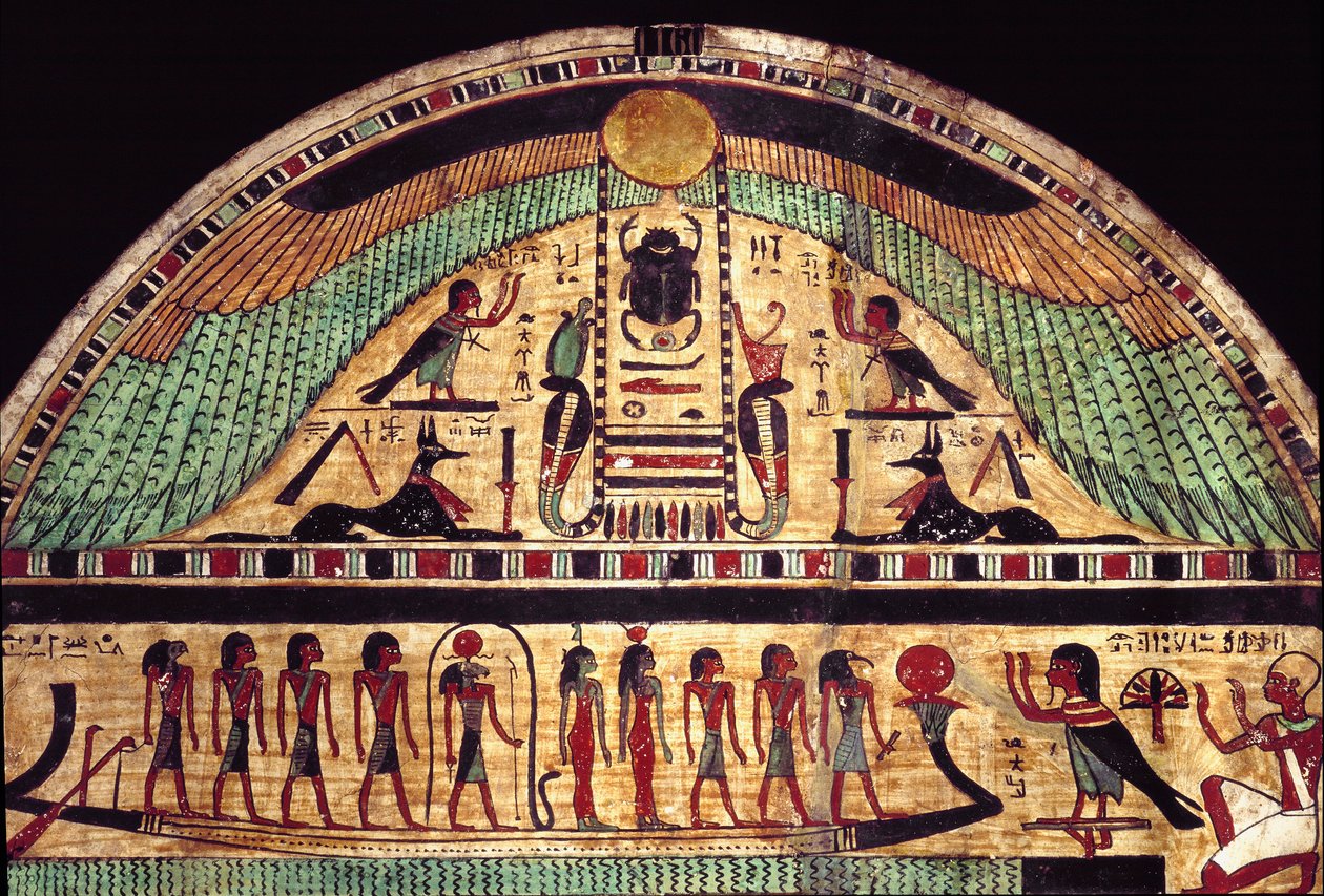 Stele funeraria del grande sacerdote di Amon Ousirour da School Egyptian