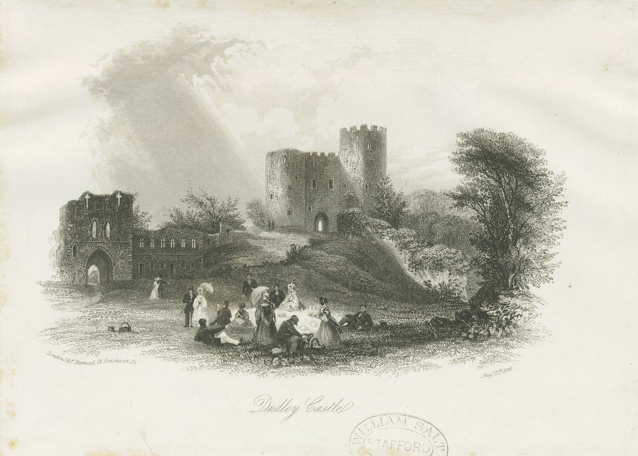 Castello di Dudley - La Torre (dettaglio) da School English
