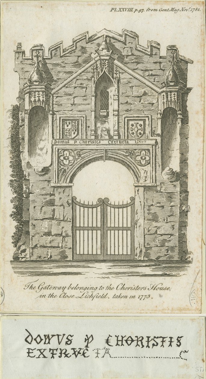 Lichfield - Porta della Casa dei Coristi da School English