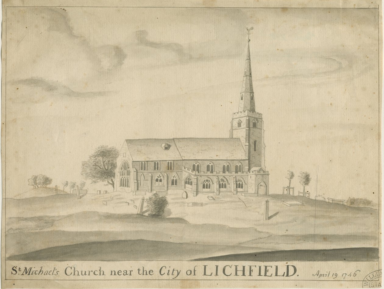 Lichfield - Chiesa di St. Michael da School English