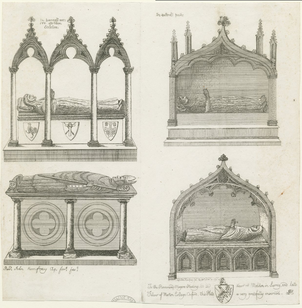 Cattedrale di Lichfield - Tombe da School English
