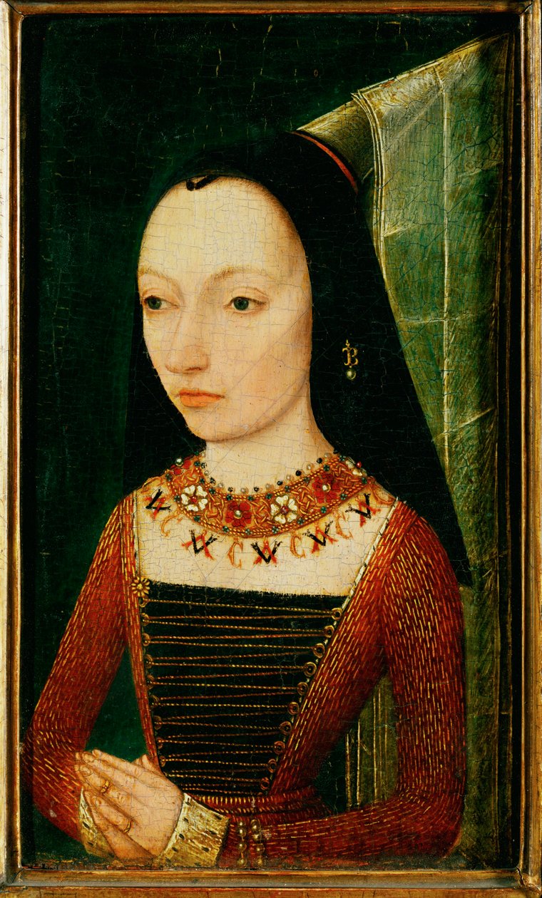 Margherita di York, moglie di Carlo il Temerario ... da School Flemish