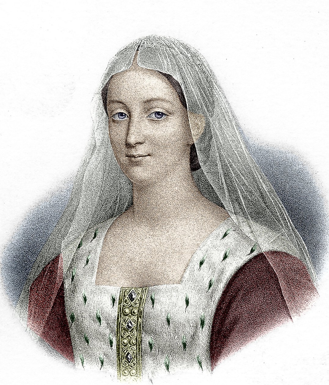 Agnese Sorel, amante del re francese Carlo VII da School French