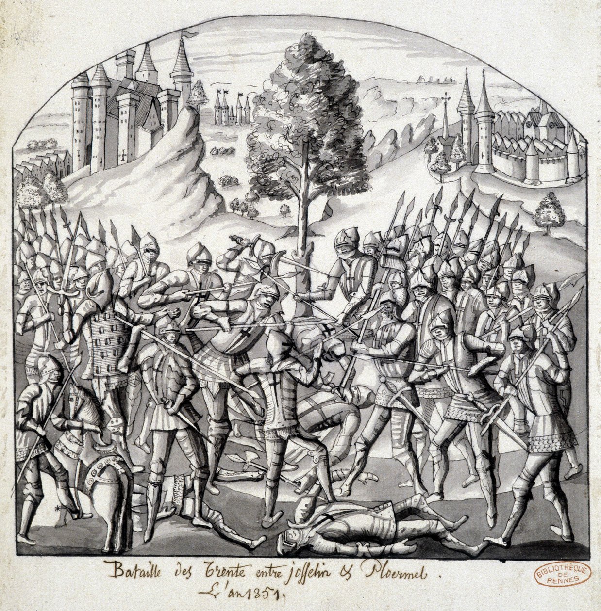 Battaglia di Trento tra Josselin e Ploermal, nell