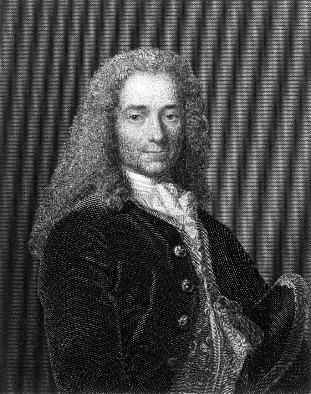 Francois Marie Arouet alias Voltaire (incisione) da School French