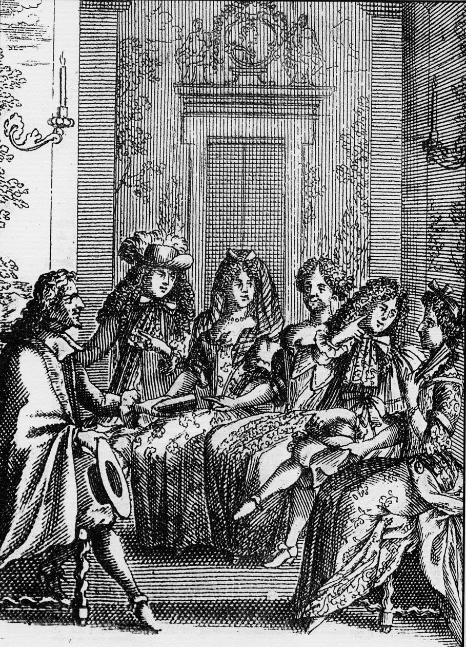 Rappresentazione di una scena della commedia 