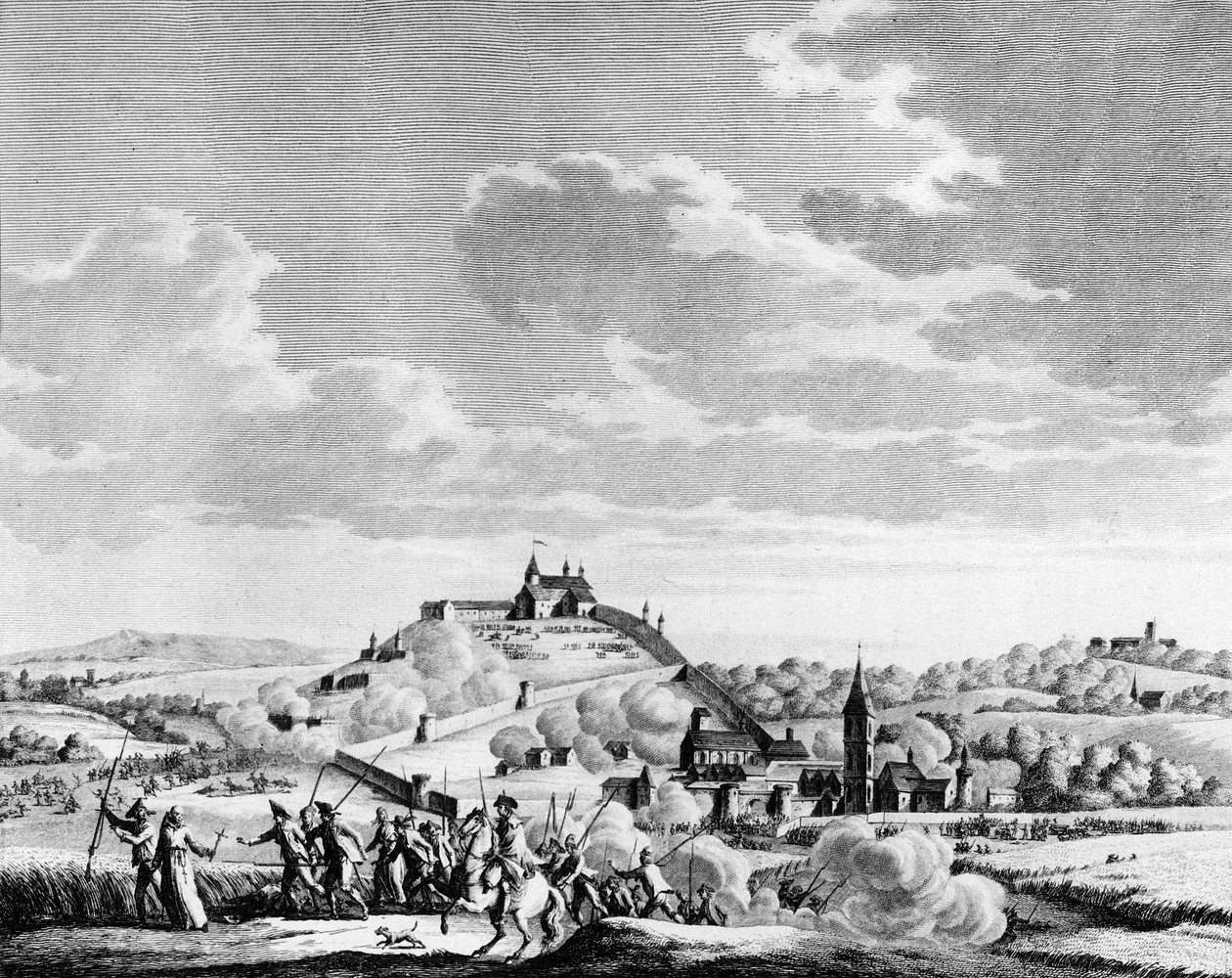 Guerra della Rivoluzione Francese e movimenti antirivoluzionari: Guerra di Vandea. Assedio alla Battaglia di Granville il 14 novembre da School French