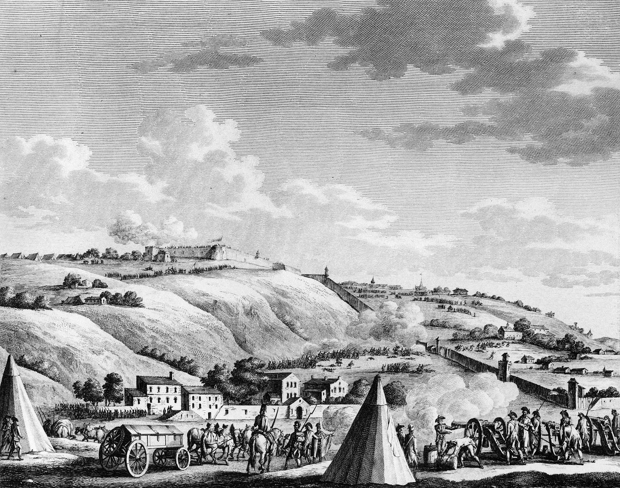 Guerra della Rivoluzione Francese e movimenti contro i rivoluzionari: Assedio e cattura della città di Lione da parte dell