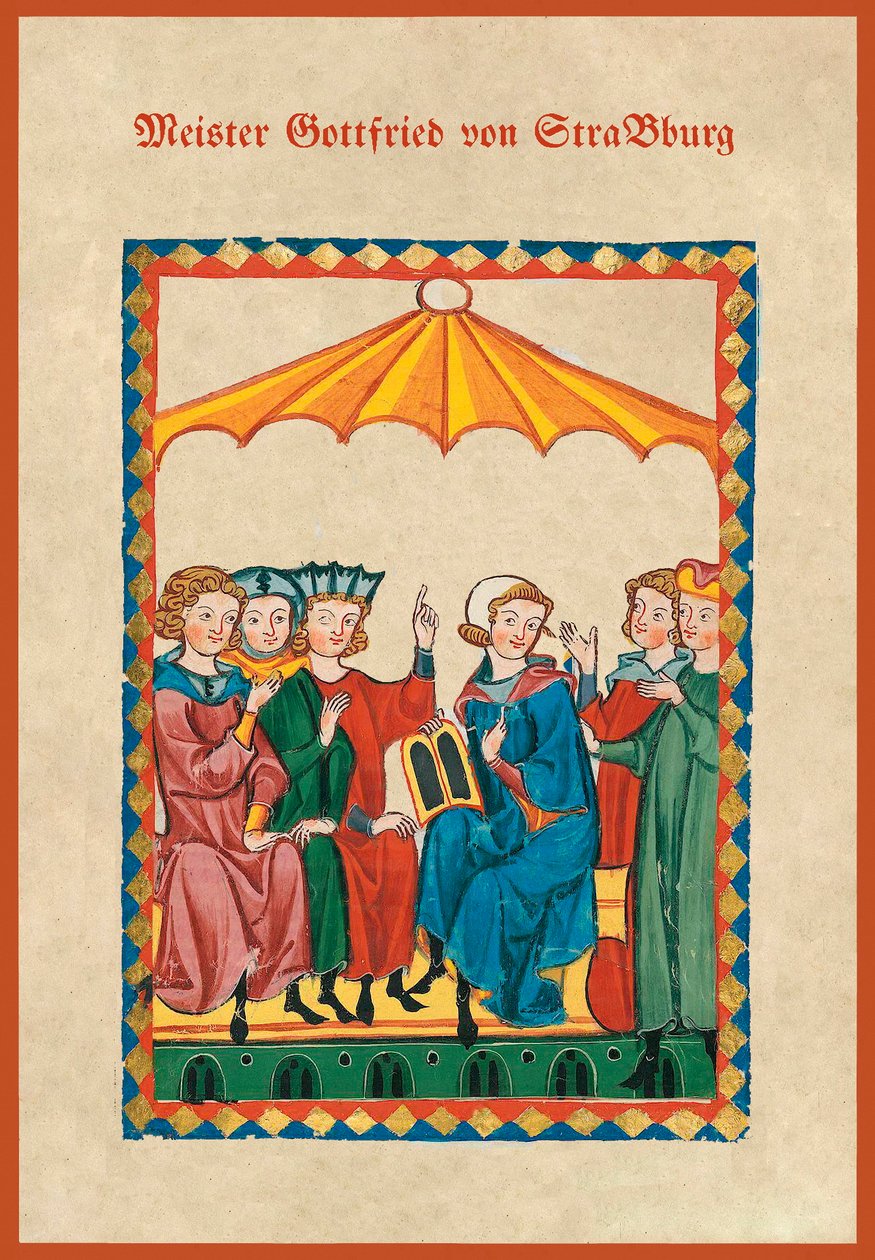Libro di canzoni medievali (stampa) da School German