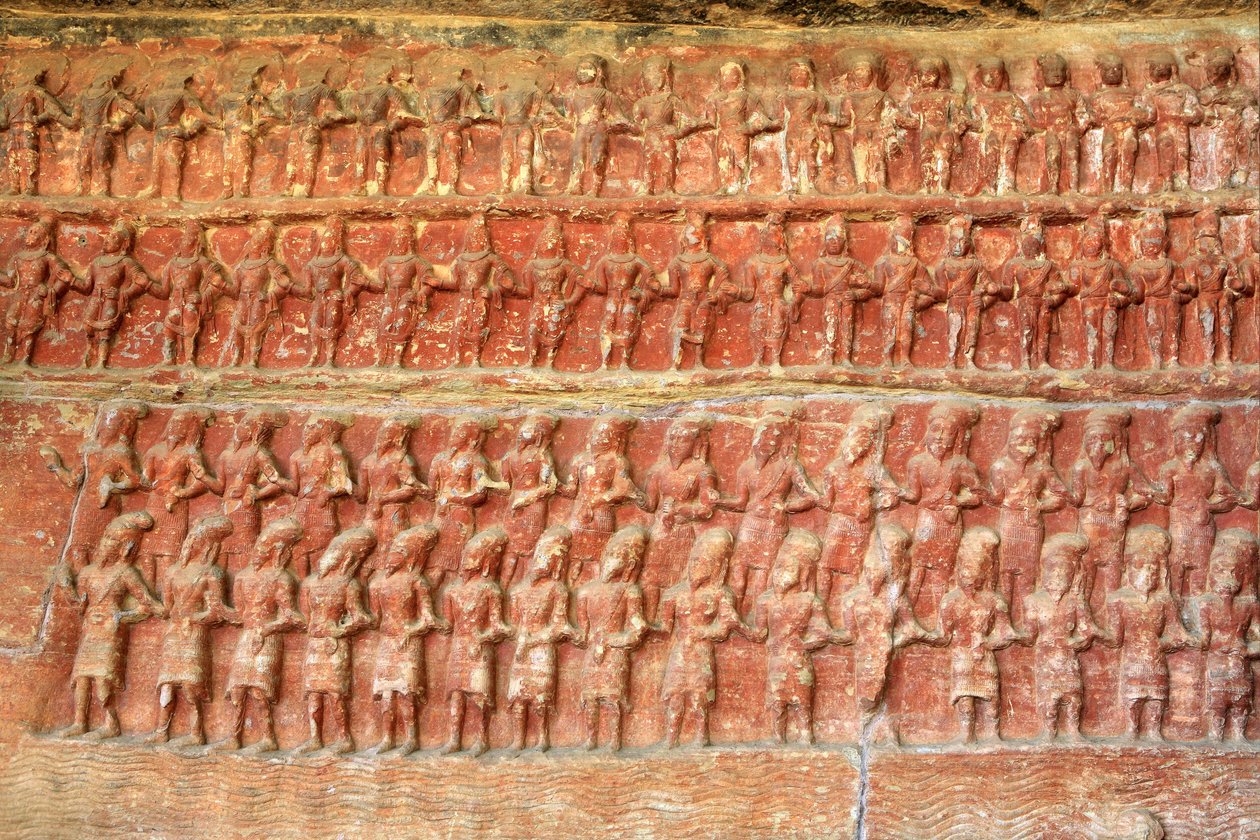 (dettaglio) Vishnu come Varaha Avatar da School Indian