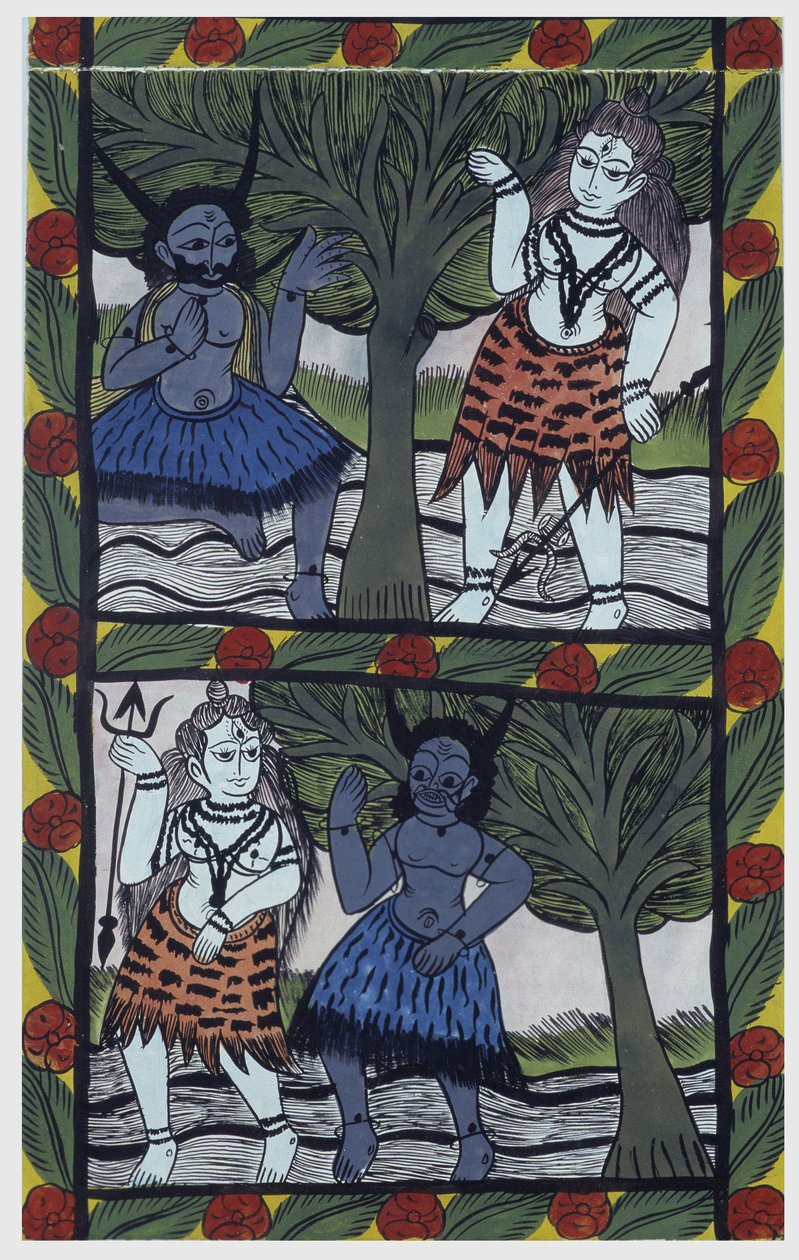 Kama, dio del desiderio, scaglia una freccia d
