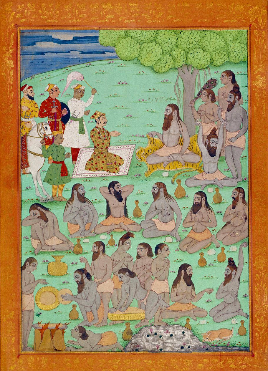 Sovrano e corte del guru dello Shah Alem. Miniature indiane e persiane in "Storia dell