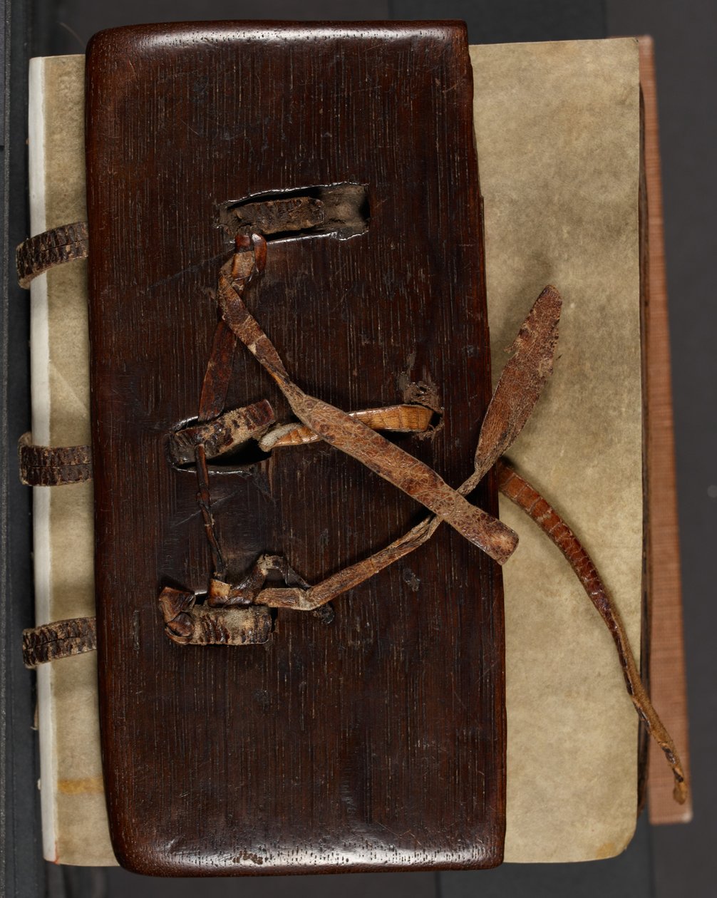 Legatura del libro del messale irlandese MS CCC 282 Corpus, c.1120-30 da School Irish
