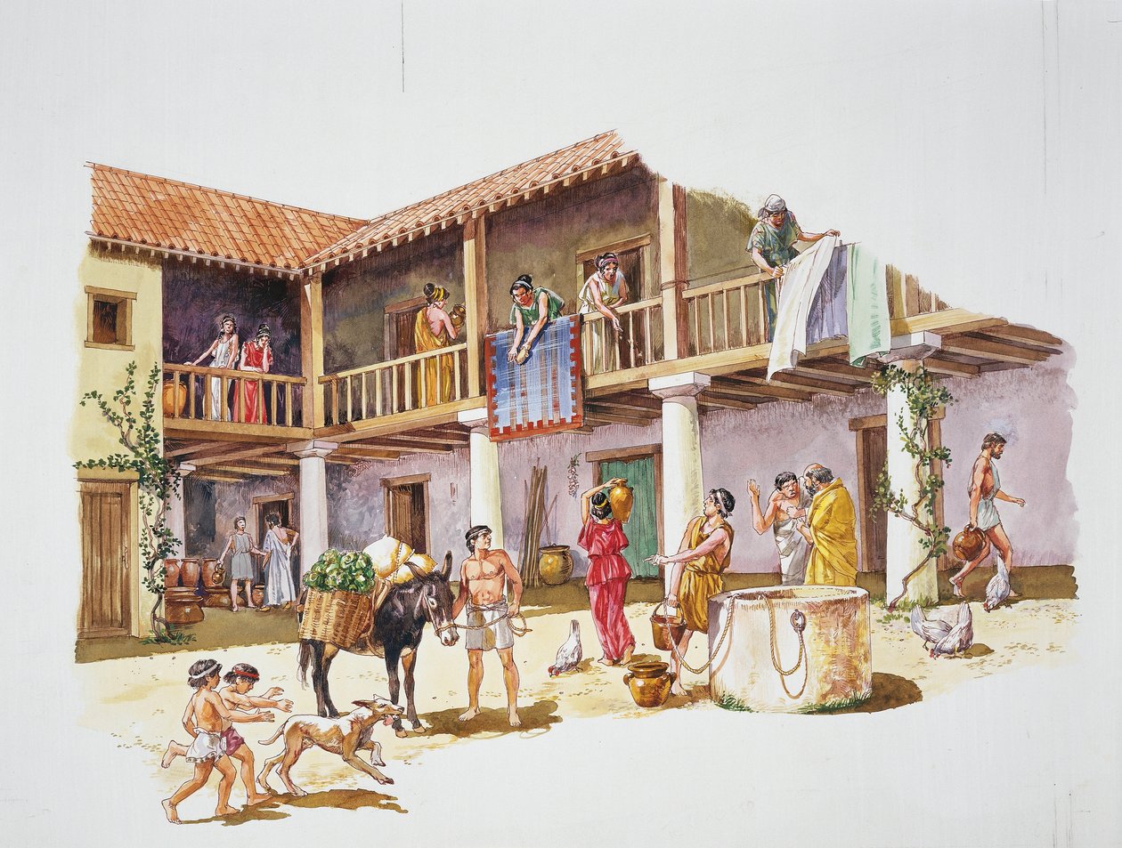 Atene antica - ricostruzione di una casa da School Italian