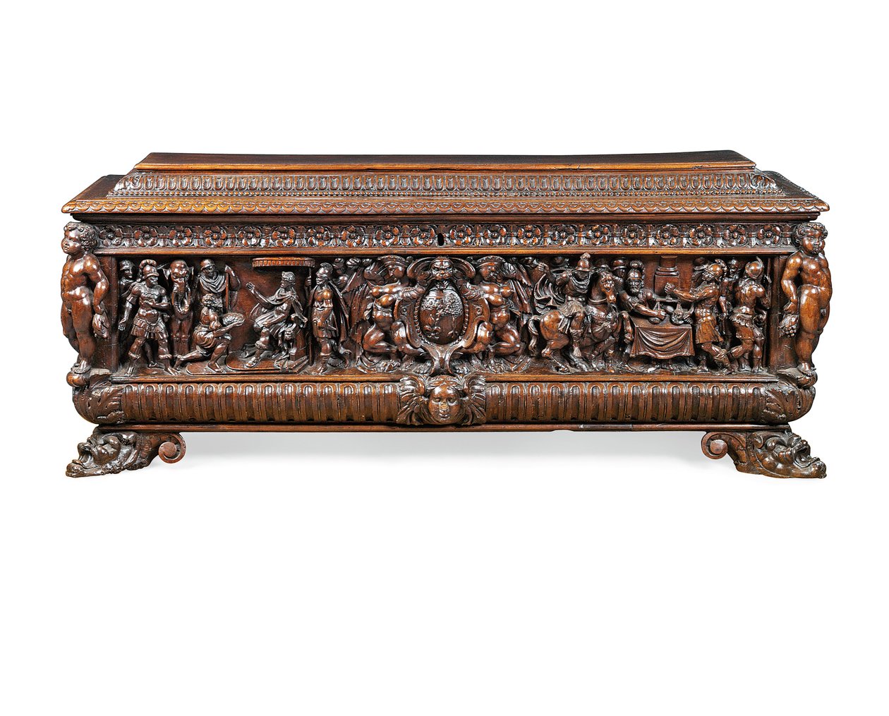 Cassone armoriale, Roma, fine XVI / inizio XVII secolo da School Italian