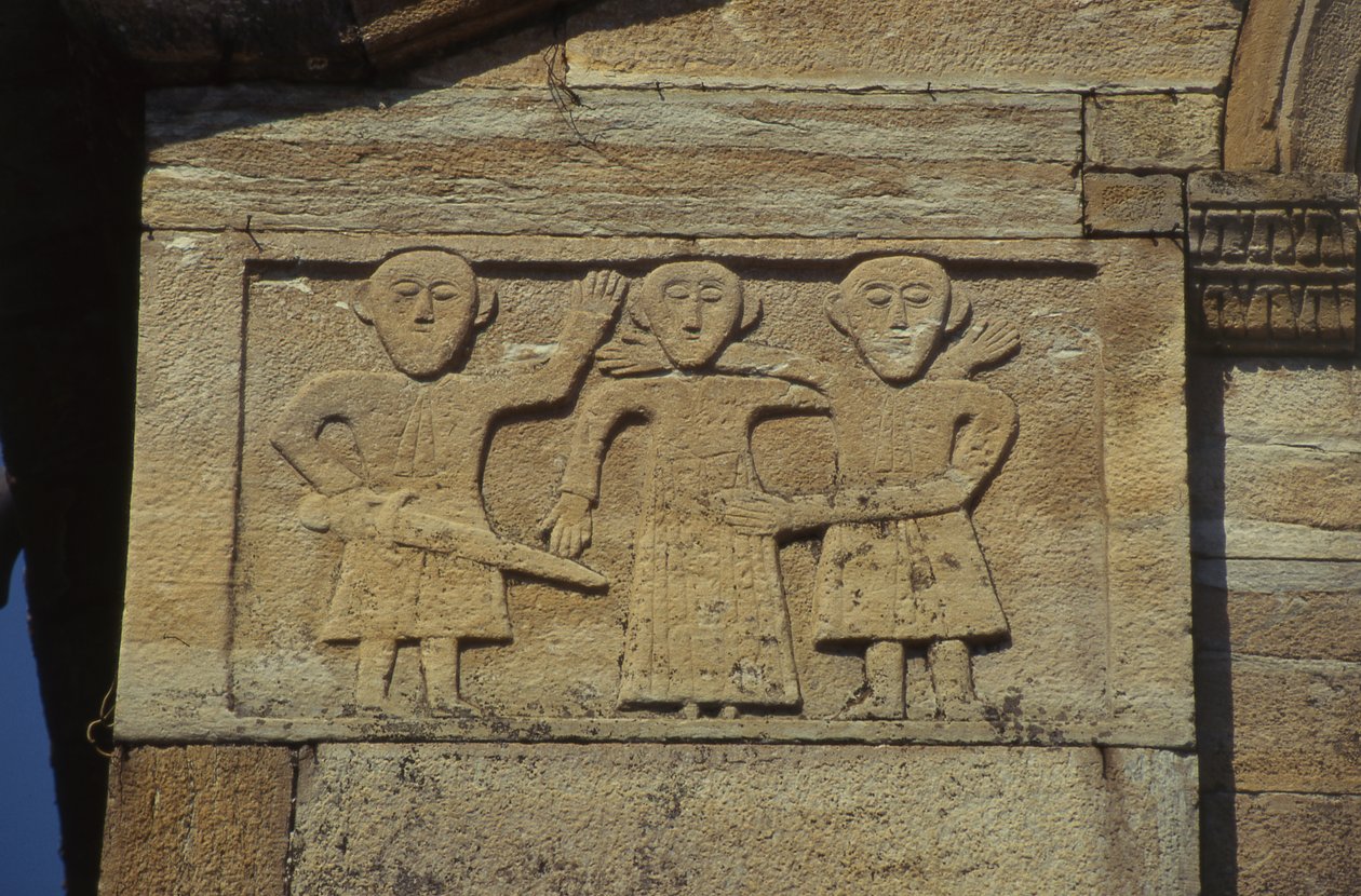 Dettaglio della facciata della chiesa parrocchiale di Santa Maria (foto) da School Italian