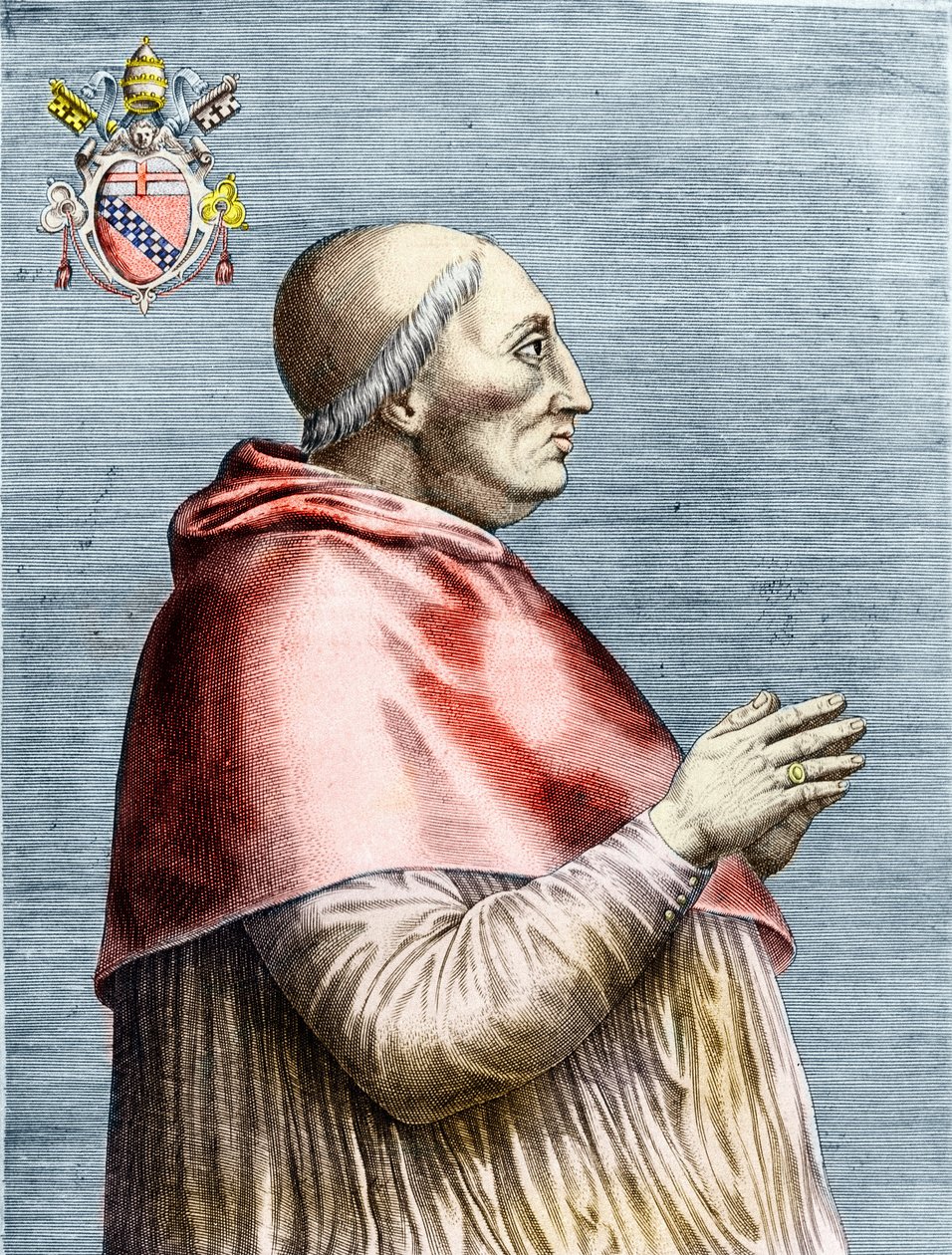Ritratto di Papa Innocenzo VIII (1484-1492) (incisione) da School Italian